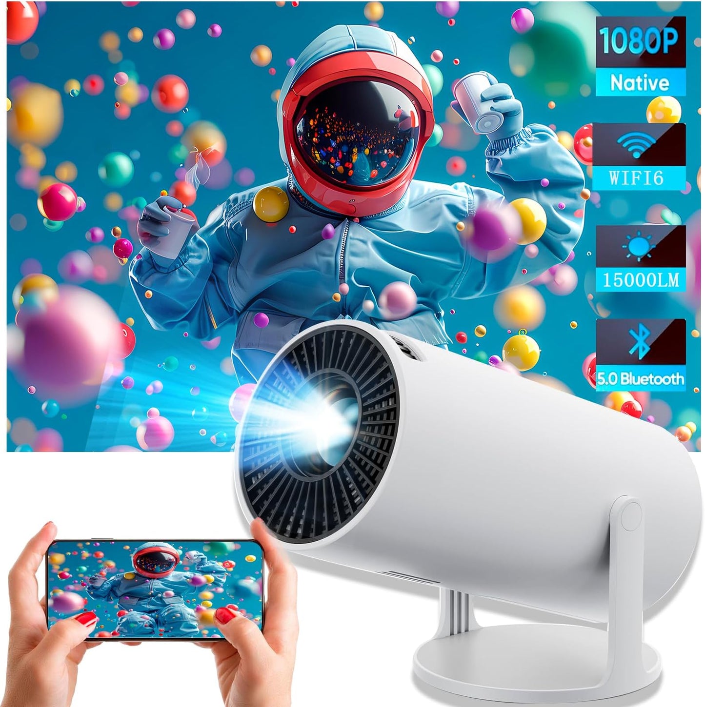 4K Home Mini Projector