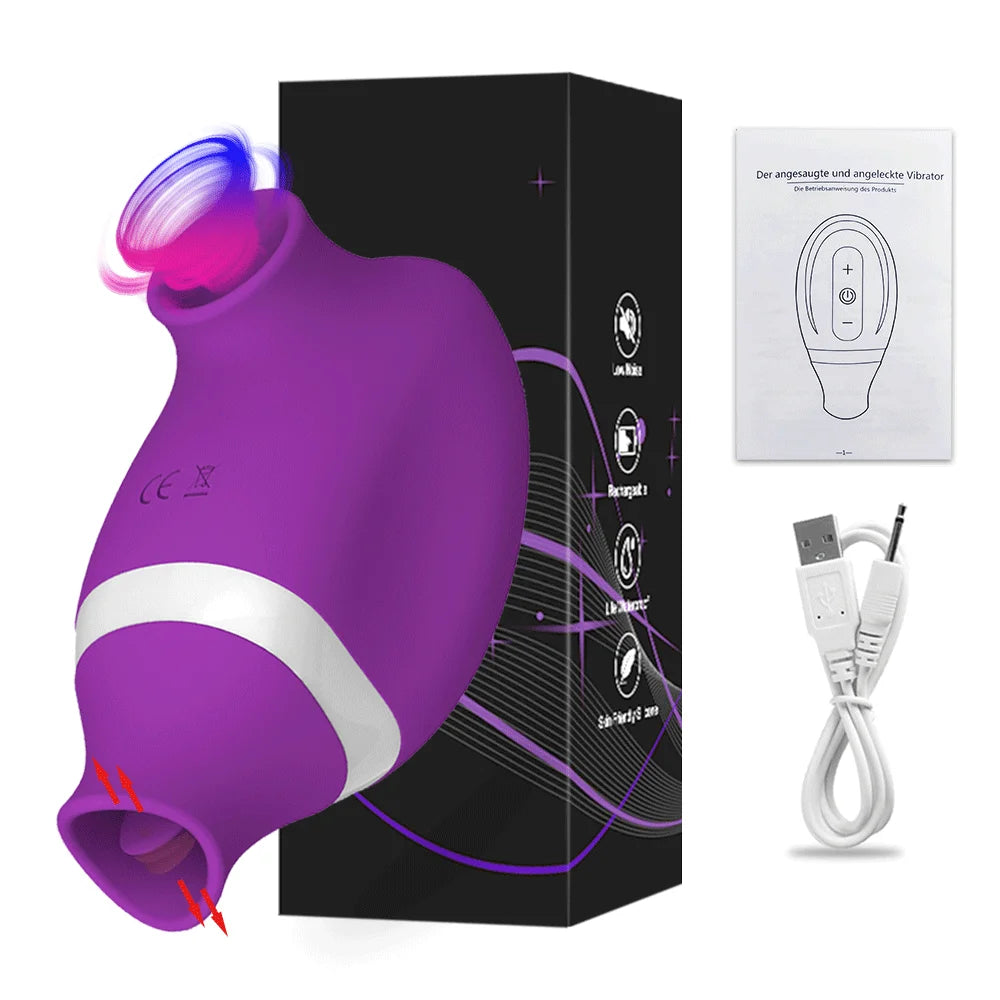 2-in-1 Clit Sucker & G-Spot Vibrator