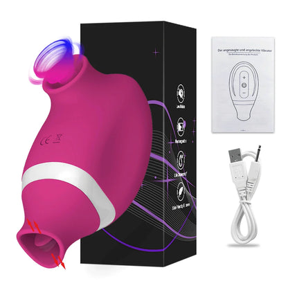 2-in-1 Clit Sucker & G-Spot Vibrator